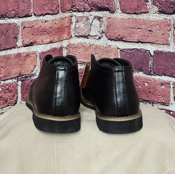 Classic Black Leather Men's Shoes - Picture 6 of 7